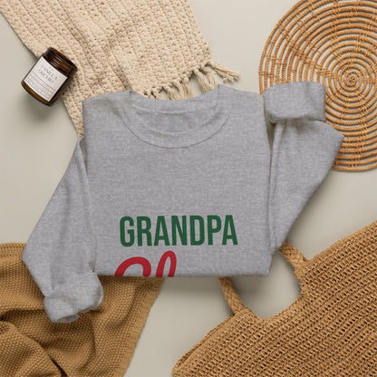 Grandpa Claus Sweatshirt, Grandpa Christmas Crewneck, Gift for Grandpa