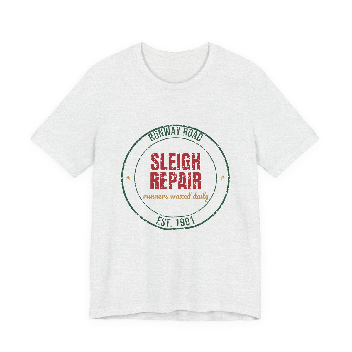 Runway Road Sleigh Repair Est. 1901 Shirt, Vintage Christmas T-Shirt, Vintage Christmas Gift