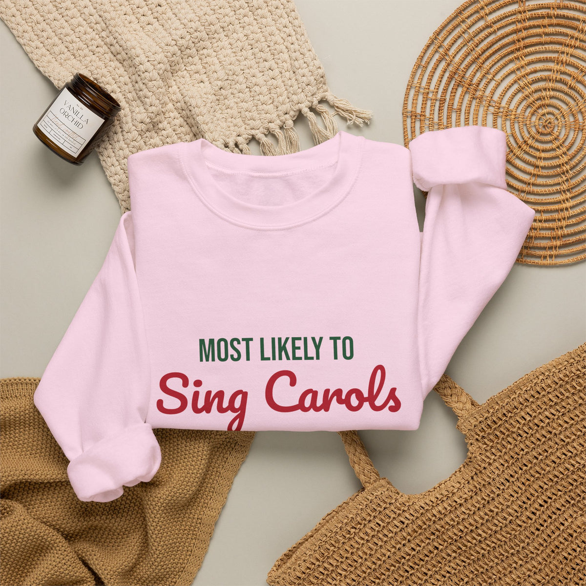 Most Likely to Sing Carols Off Key Sweatshirt, Most Likely to Sing Carols Off Key Christmas Sweatshirt