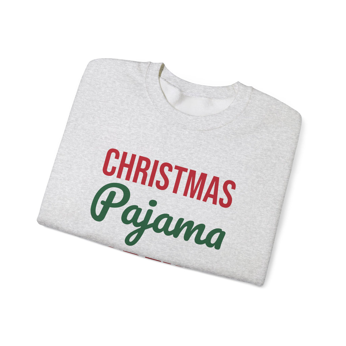 Christmas Pajama Crew Sweatshirt, Matching Family Christmas Crewneck