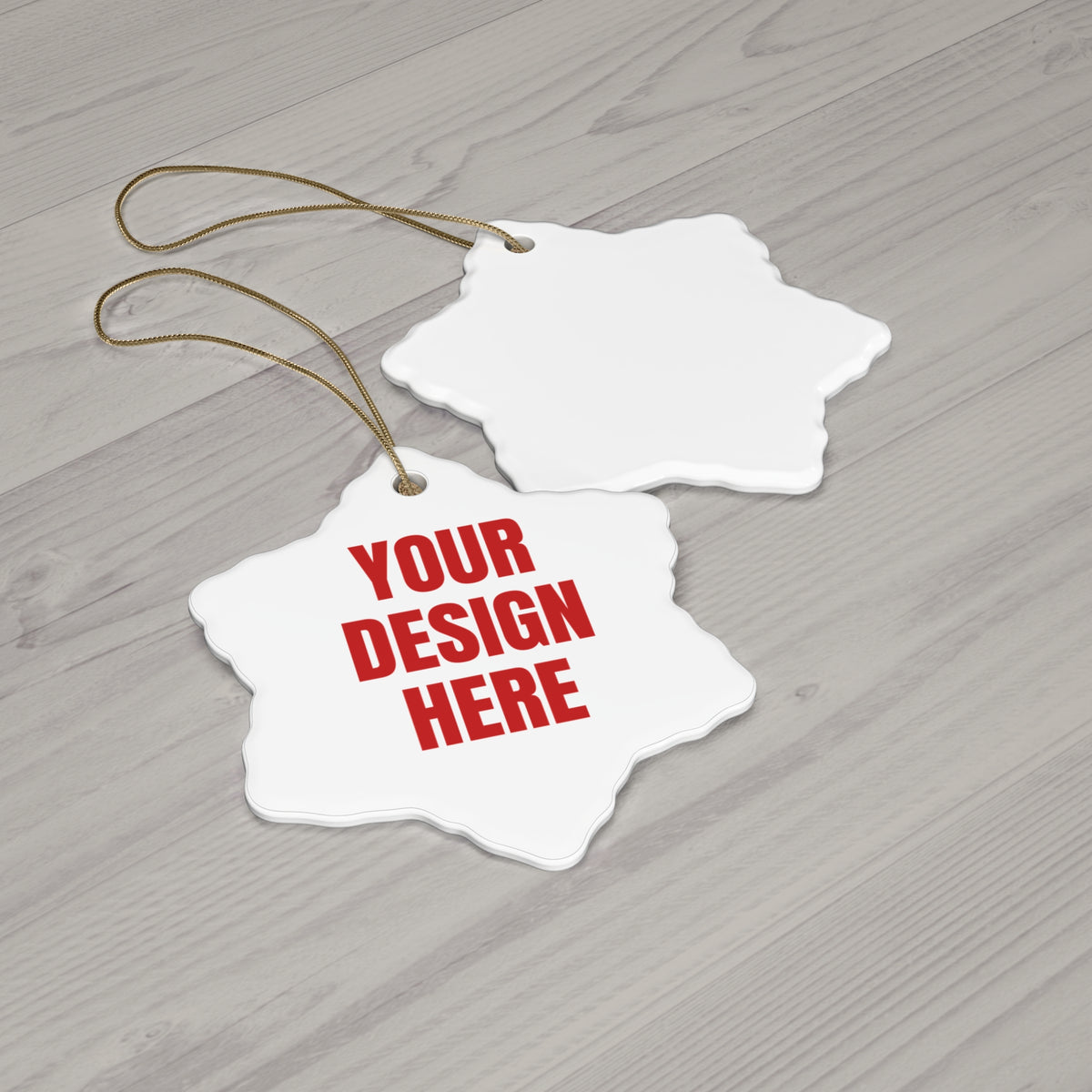 Custom Photo Christmas Ornament – Upload Your Photo or Text
