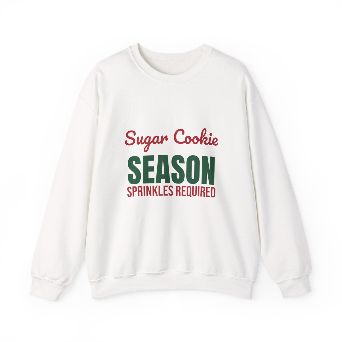Sugar Cookie Season Sprinkles Required Sweatshirt, Christmas Baking Crewneck Sweatshirt