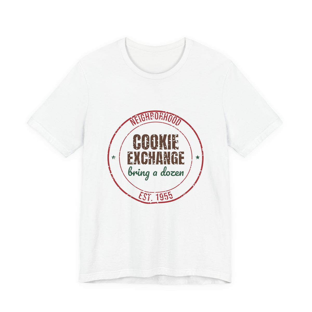 Neighborhood Cookie Exchange Est. 1955 Shirt, Vintage Christmas T-Shirt, Vintage Christmas Gift