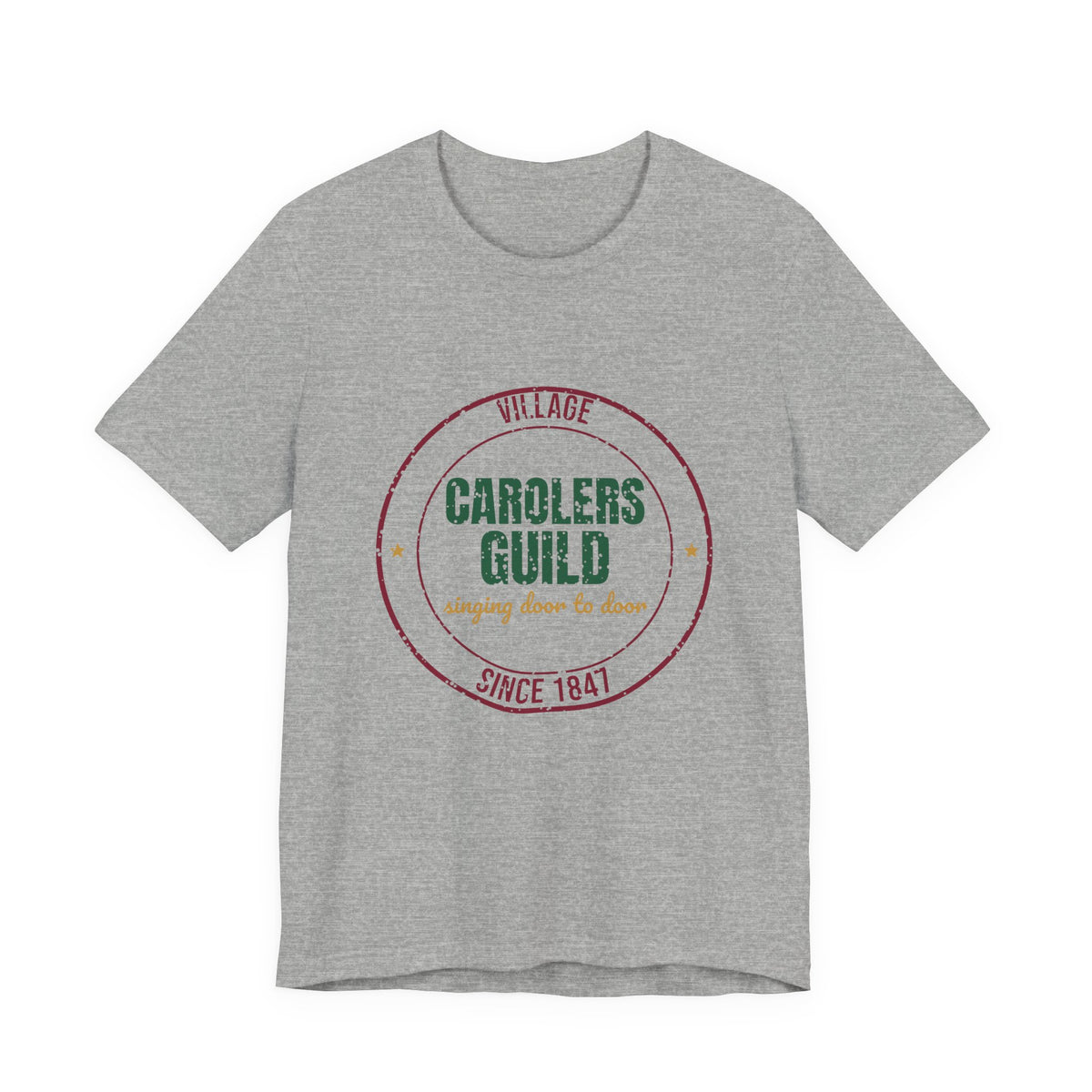 Village Carolers Guild Since 1847 Shirt, Vintage Christmas T-Shirt, Vintage Christmas Gift