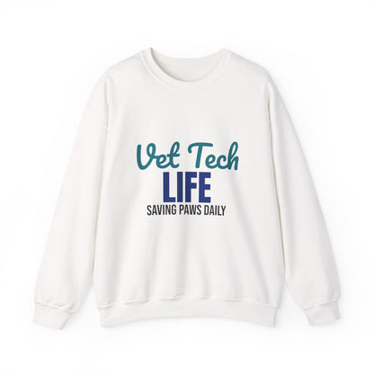 Vet Tech Life Saving Paws Daily Sweatshirt