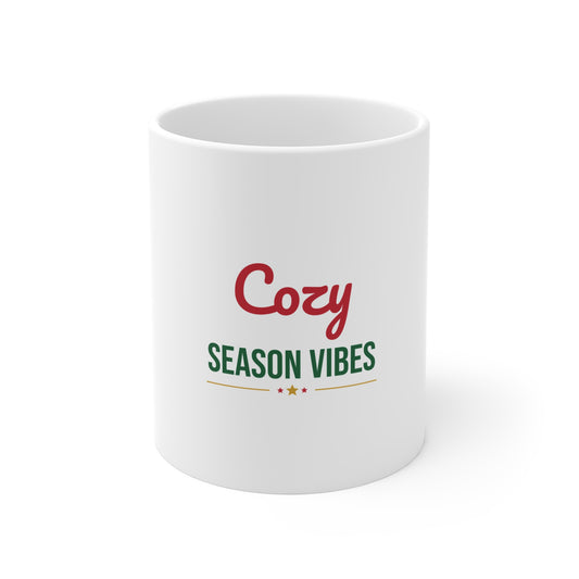 Cozy Season Vibes Mug, Cozy Winter Coffee Mug 11oz