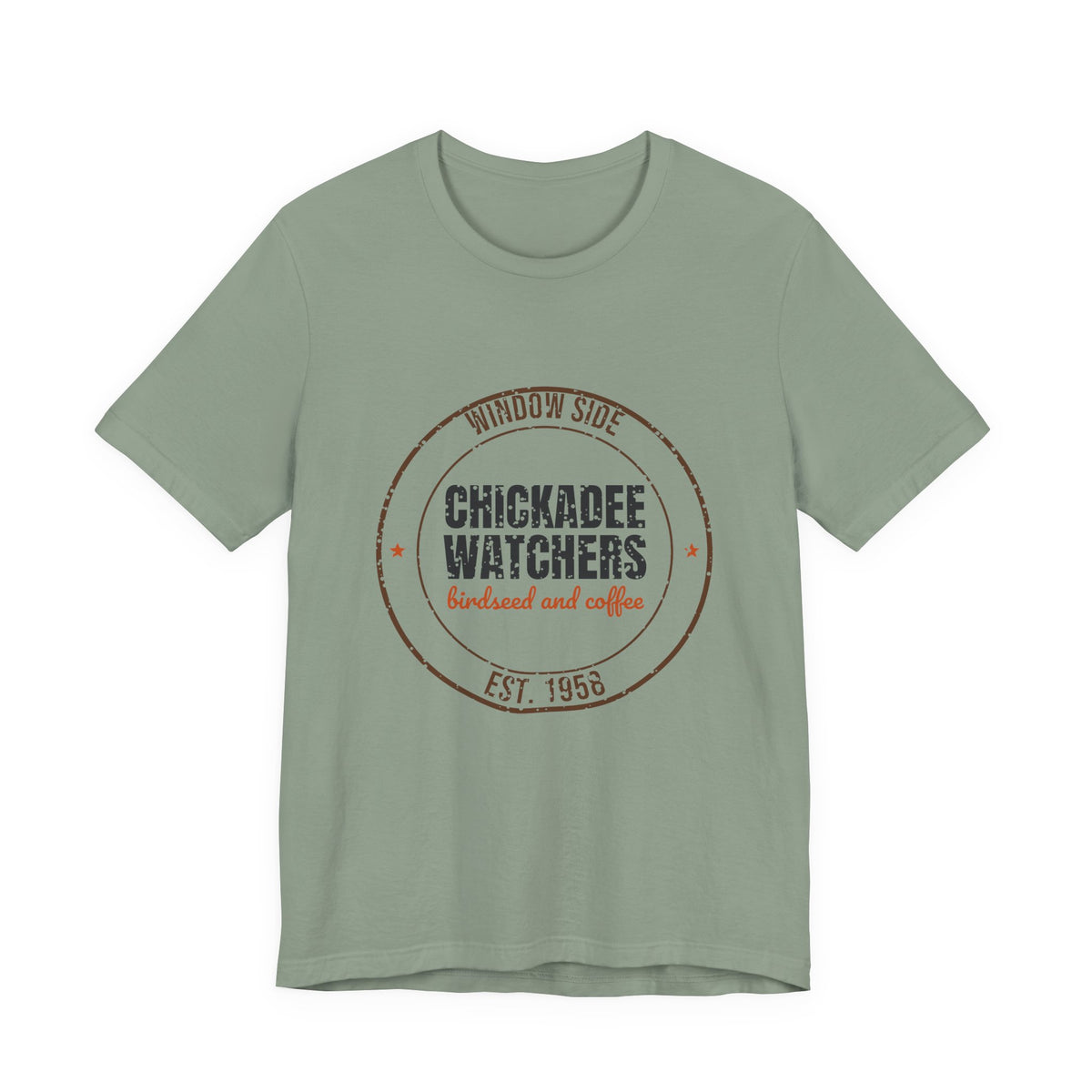 Window Side Chickadee Watchers Est. 1958 Shirt, Vintage Birding T-Shirt, Vintage Birding Gift