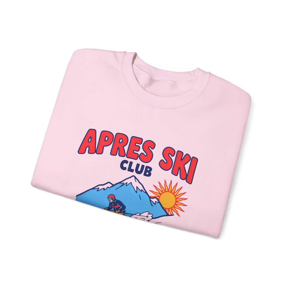 Apres Ski Club Sweatshirt, Retro Ski Crewneck, Skiing Sweatshirt