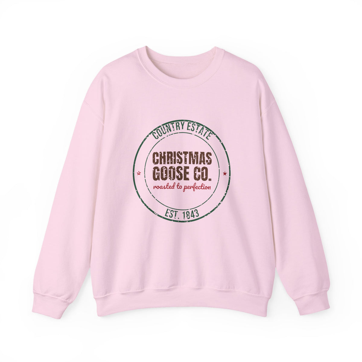 Country Estate Christmas Goose Co. Est. 1843 Sweatshirt, Vintage Christmas Crewneck Sweatshirt