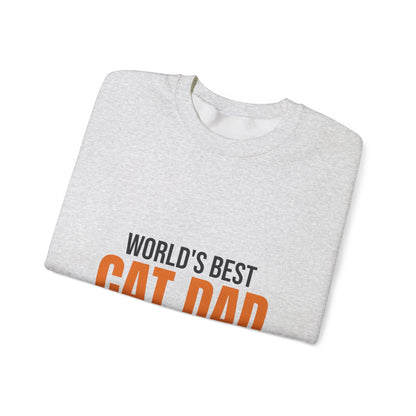 World's Best Cat Dad Sweatshirt, Cat Dad Crewneck