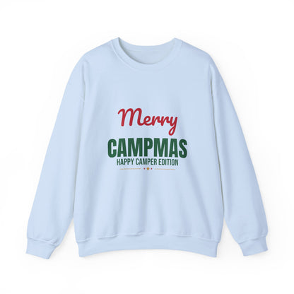 Merry Campmas Sweatshirt, Camping Christmas Crewneck, Camper Gift