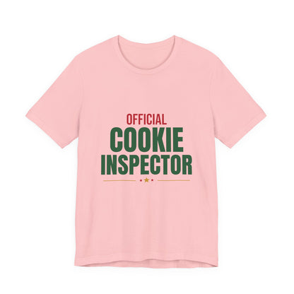 Official Cookie Inspector Shirt, Funny Christmas Baking T-Shirt