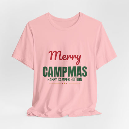 Merry Campmas Shirt, Camping Christmas T-Shirt, Camper Gift