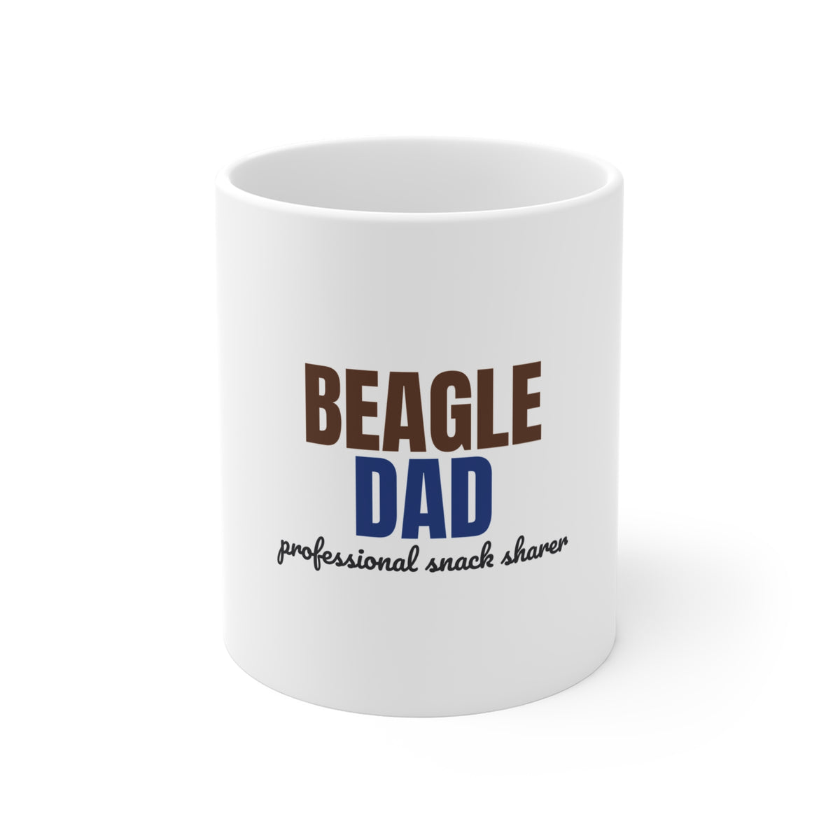 Beagle Dad Professional Snack Sharer Mug, Beagle Dad Mug 11oz