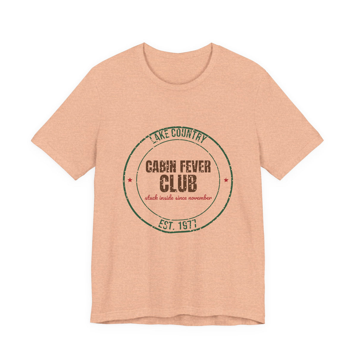 Lake Country Cabin Fever Club Est. 1977 Shirt, Vintage Winter T-Shirt, Vintage Winter Gift