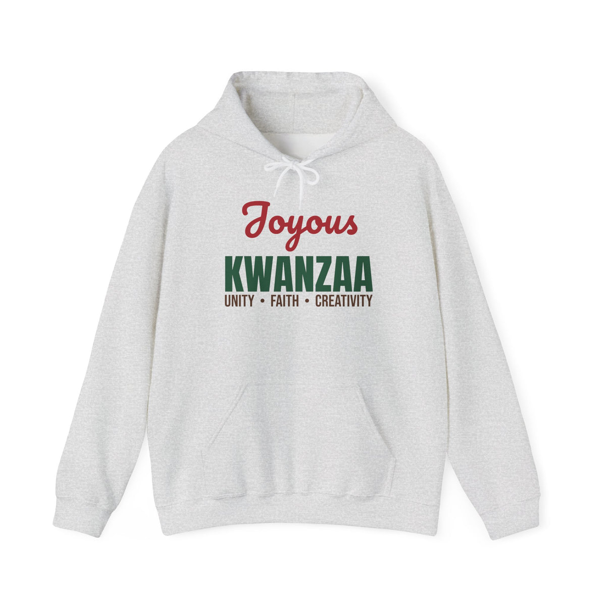 Joyous Kwanzaa Unity Faith Creativity Hoodie, Kwanzaa Hoodie