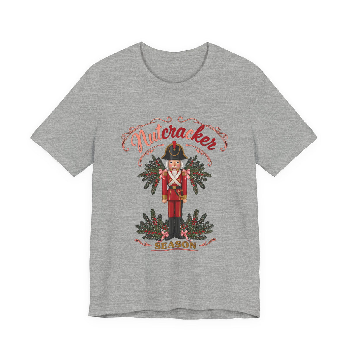 Nutcracker Season Shirt, Vintage Nutcracker T-Shirt, Pink Christmas Tee