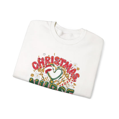 Christmas Nurse Crew Sweatshirt, Retro Nurse Christmas Crewneck, Holiday Nurse Sweater