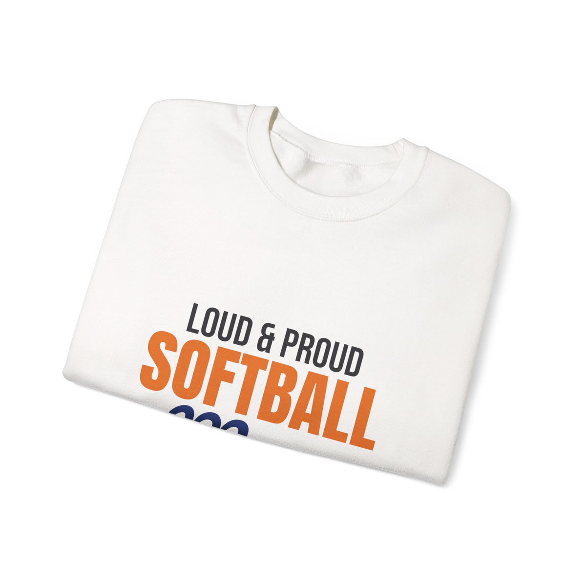 Loud and Proud Softball Mom Sweatshirt, Softball Mom Crewneck