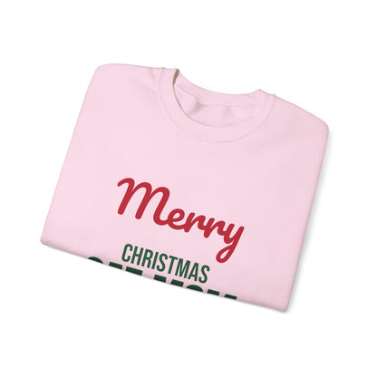 Merry Christmas Cat Mom Sweatshirt, Cat Mom Christmas Crewneck