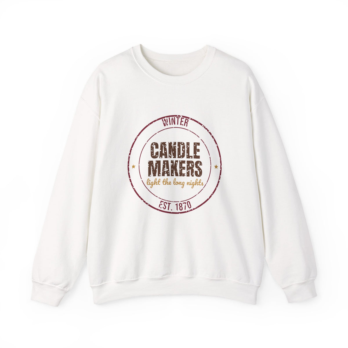 Winter Candle Makers Est. 1870 Sweatshirt, Vintage Winter Crewneck Sweatshirt