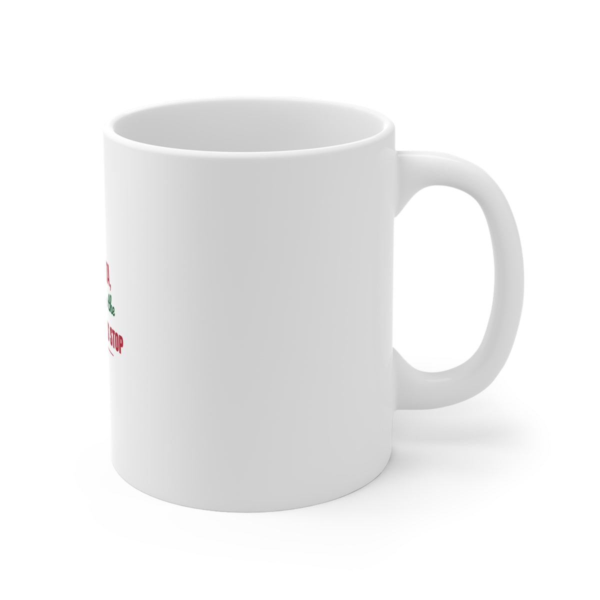 Dear Santa Please Make the Political Texts Stop Mug, Funny Christmas Coffee Mug 11oz