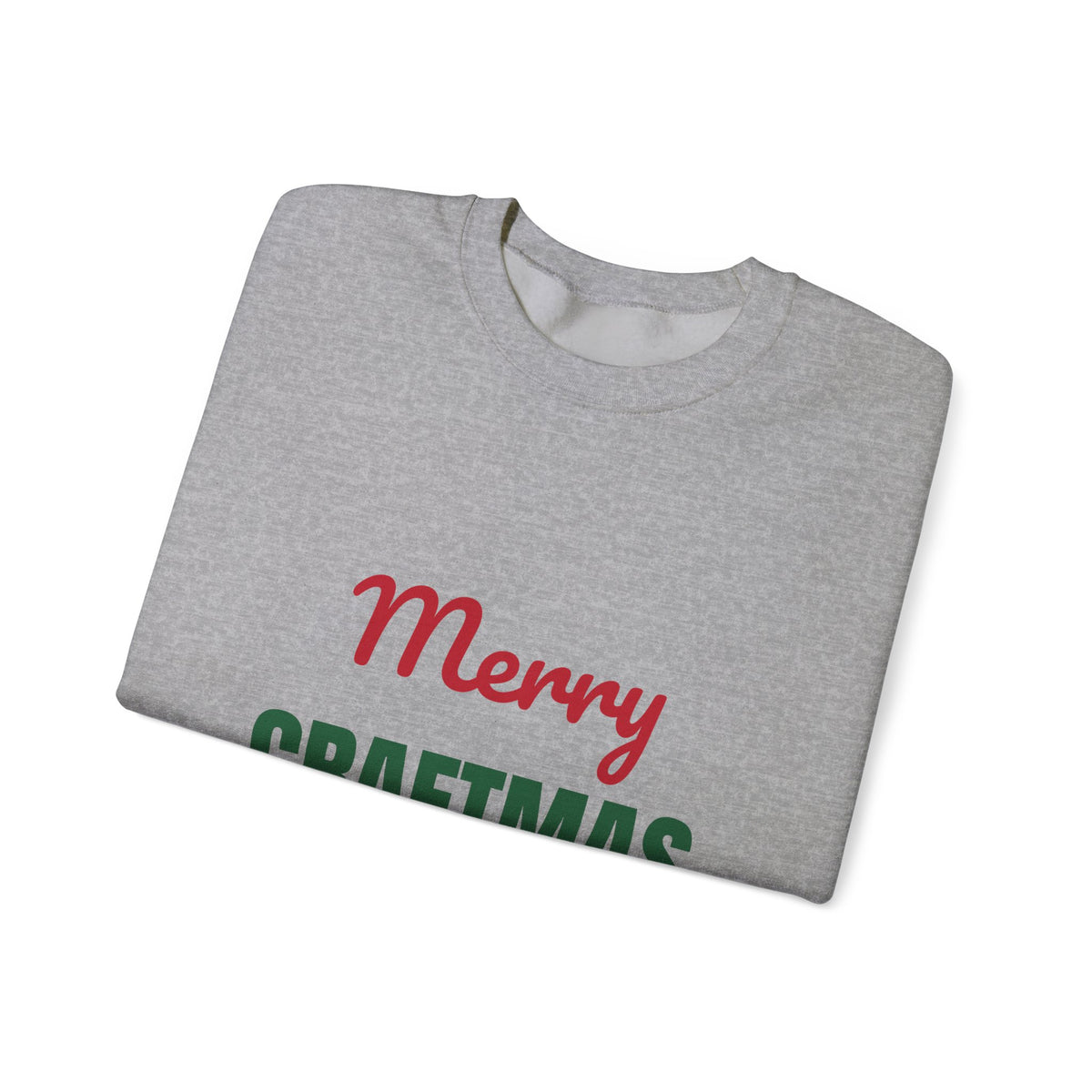 Merry Craftmas Sweatshirt, Crafter Christmas Crewneck
