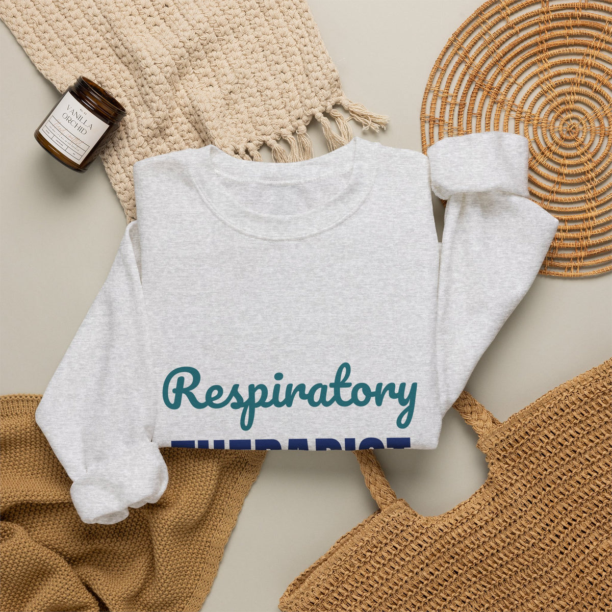 Respiratory Therapist Helping You Breathe Easy Sweatshirt, RT Crewneck Sweatshirt, Respiratory Therapy