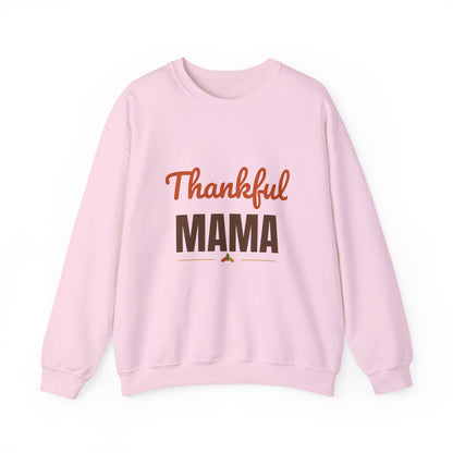 Thankful Mama Sweatshirt, Mom Thanksgiving Crewneck, Fall Sweatshirt