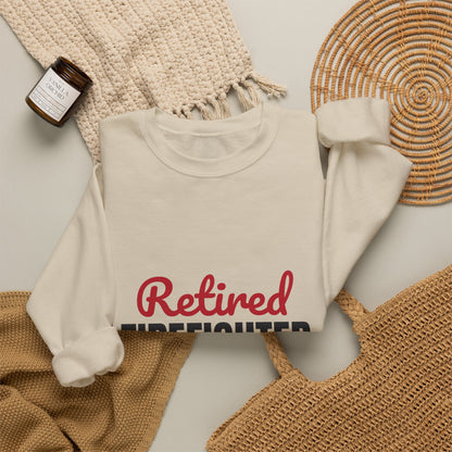 Retired Firefighter Sweatshirt, Firefighter Retirement Crewneck