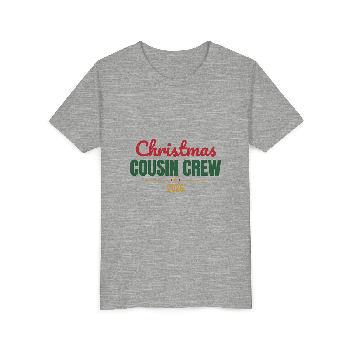 Christmas Cousin Crew 2026 Kids Shirt, Kids Matching Christmas T-Shirt