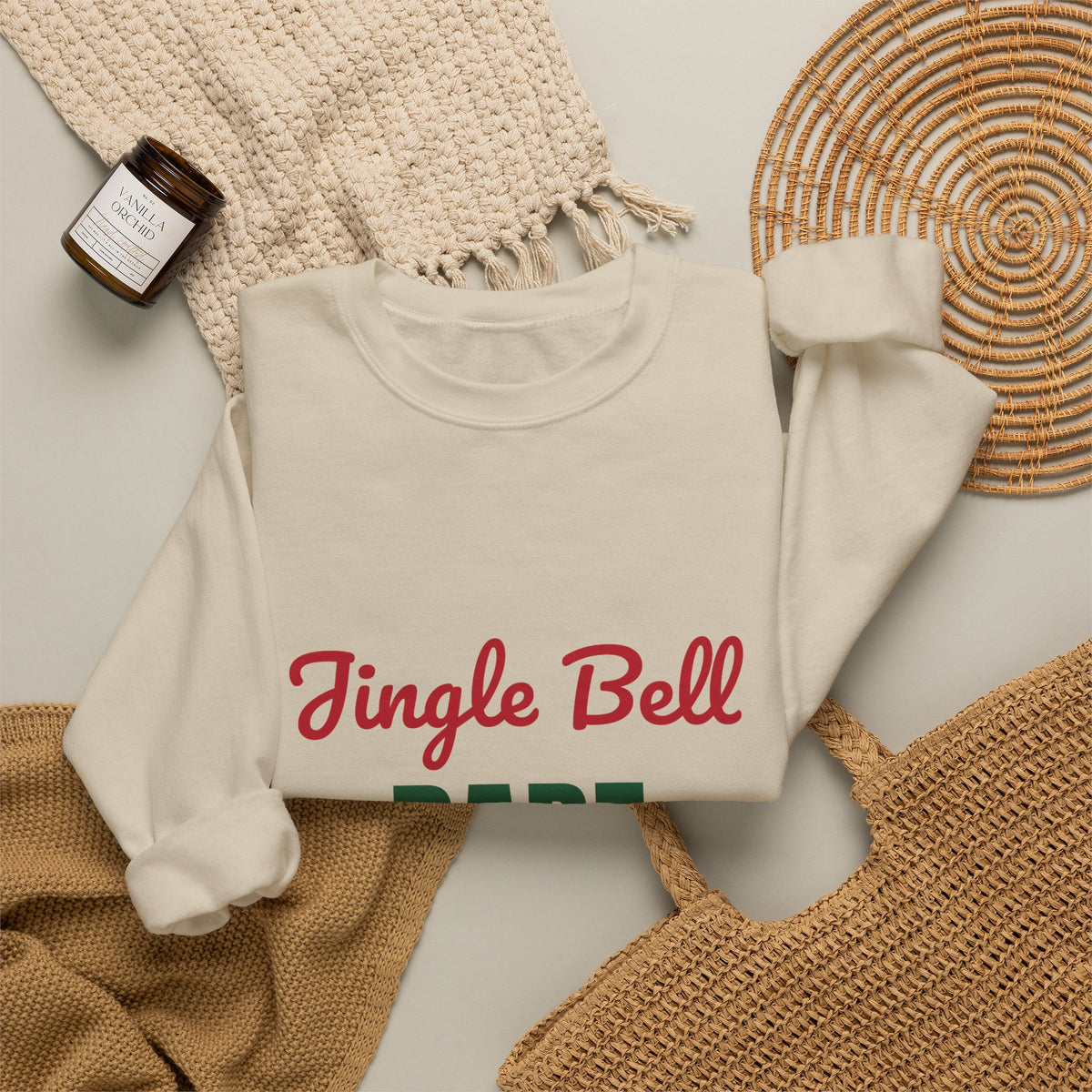 Jingle Bell Babe Sweatshirt, Womens Christmas Crewneck