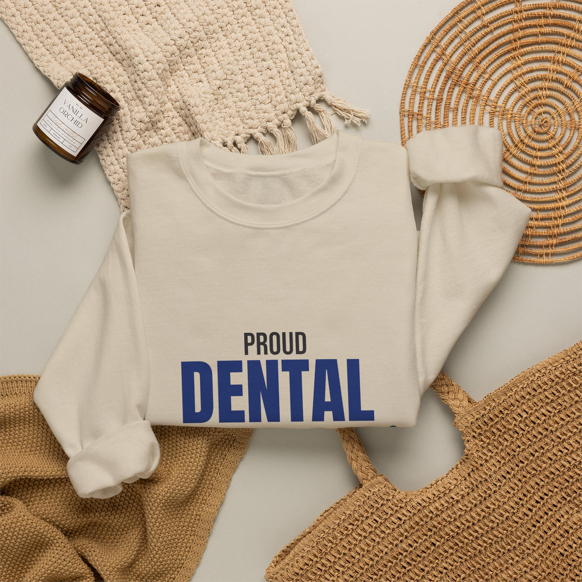 Proud Dental Hygienist Sweatshirt, Dental Hygienist Crewneck Sweatshirt