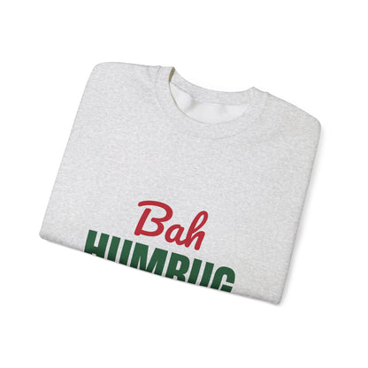 Bah Humbug Sweatshirt, Funny Grumpy Christmas Crewneck