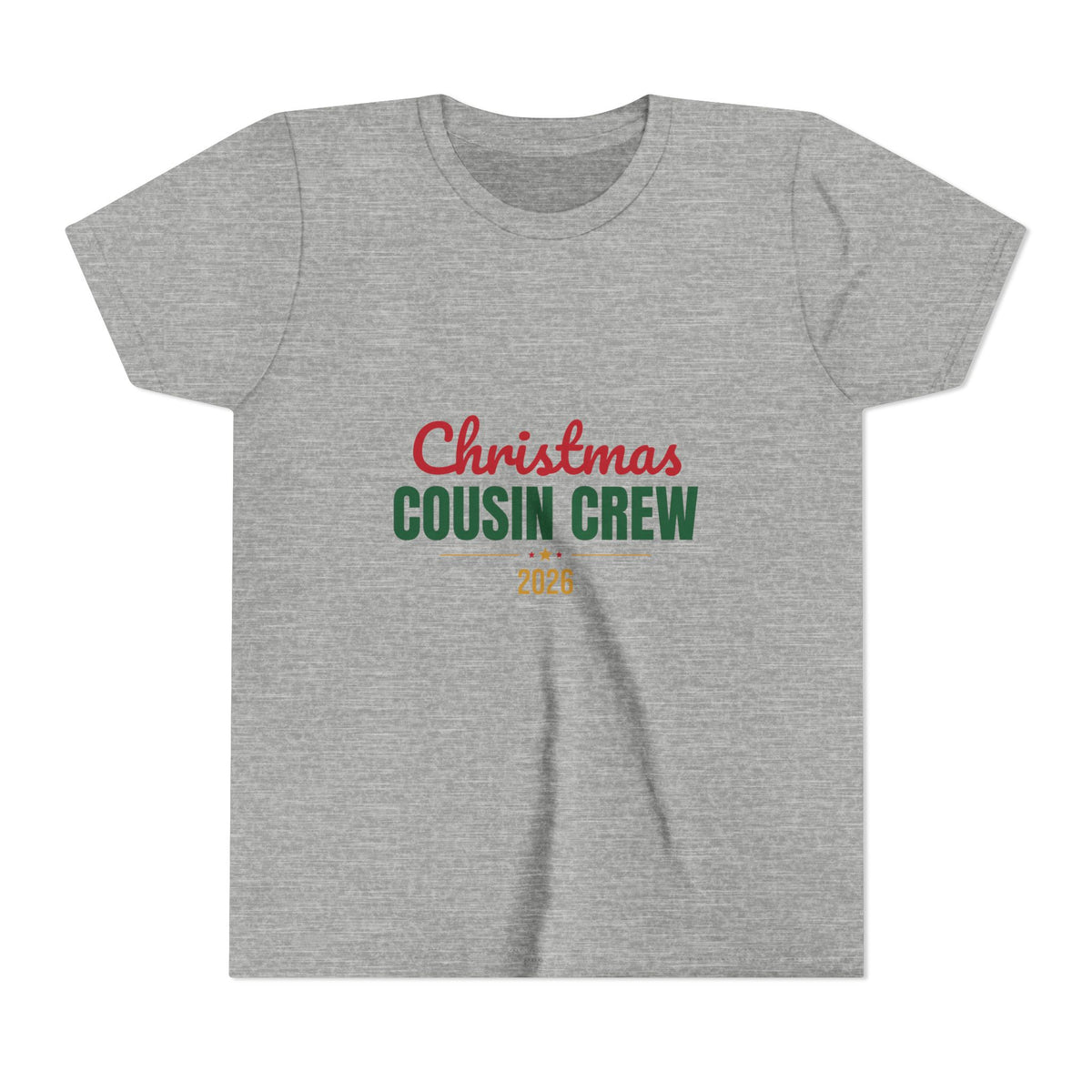Christmas Cousin Crew 2026 Kids Shirt, Kids Matching Christmas T-Shirt