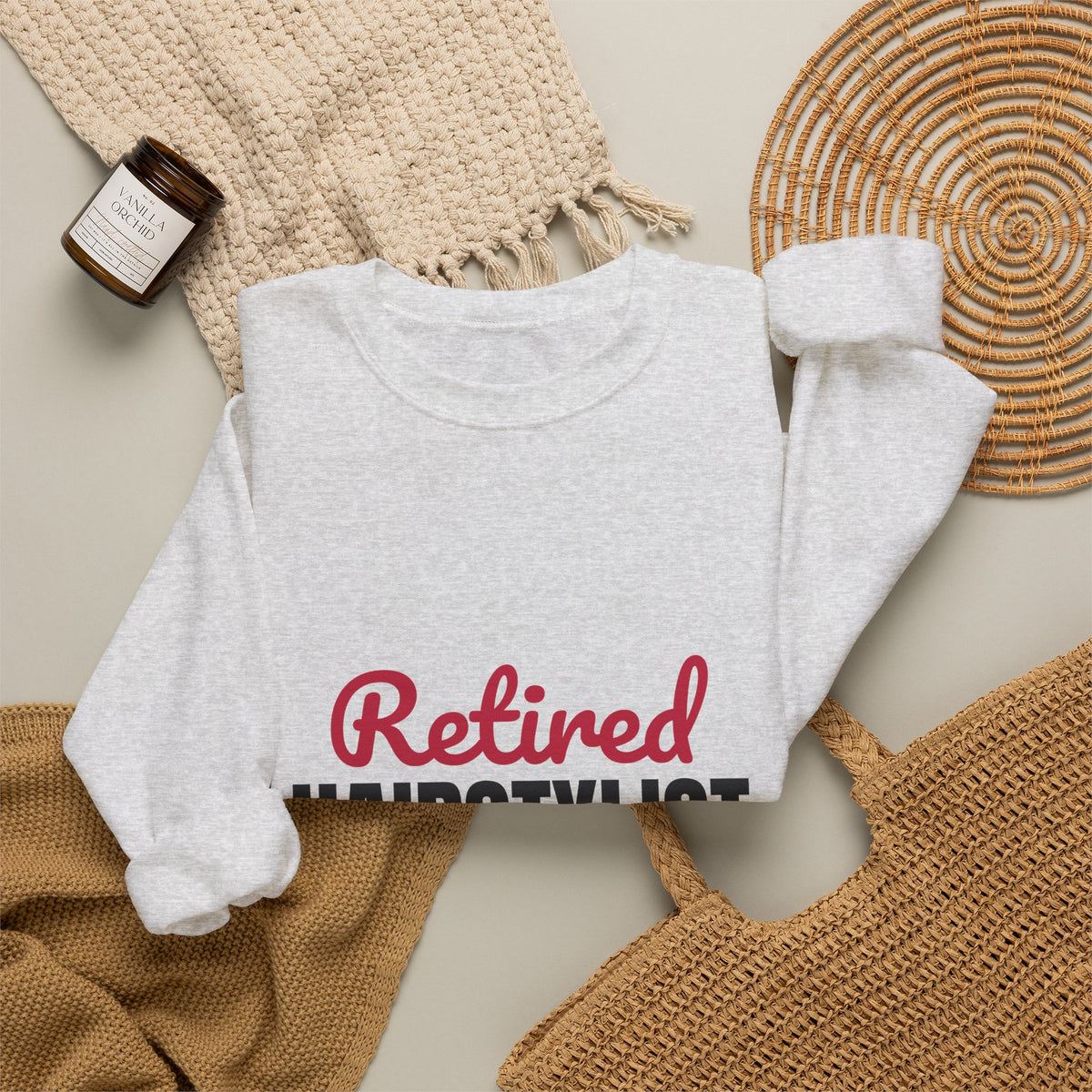 Retired Hairstylist Sweatshirt, Hairstylist Retirement Crewneck