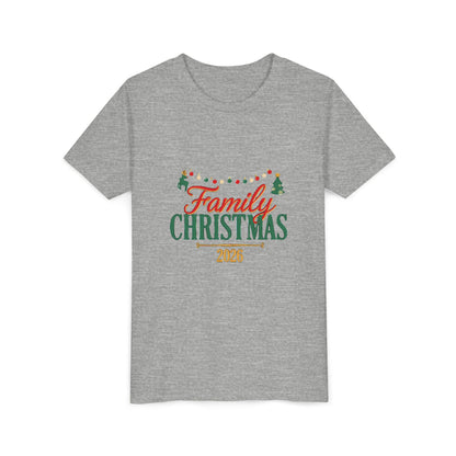 Family Christmas 2026 Kids Shirt, Matching Family Christmas Youth T-Shirt