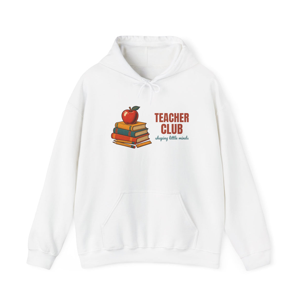 Teacher Club Shaping Little Minds Hoodie, Vintage Teacher Club Hoodie