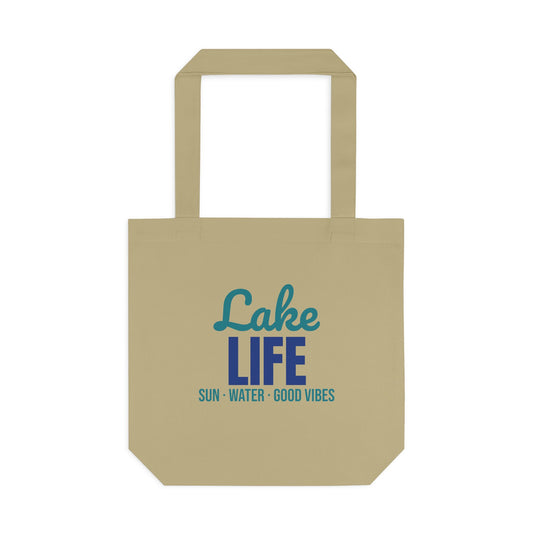 Lake Life Sun Water Good Vibes Tote Bag