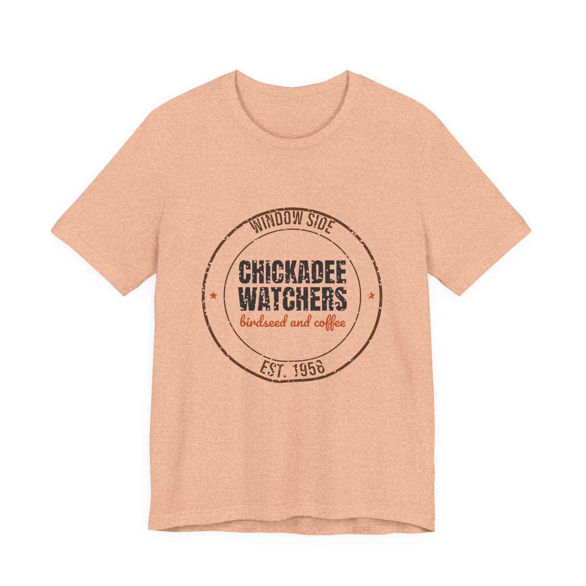 Window Side Chickadee Watchers Est. 1958 Shirt, Vintage Birding T-Shirt, Vintage Birding Gift