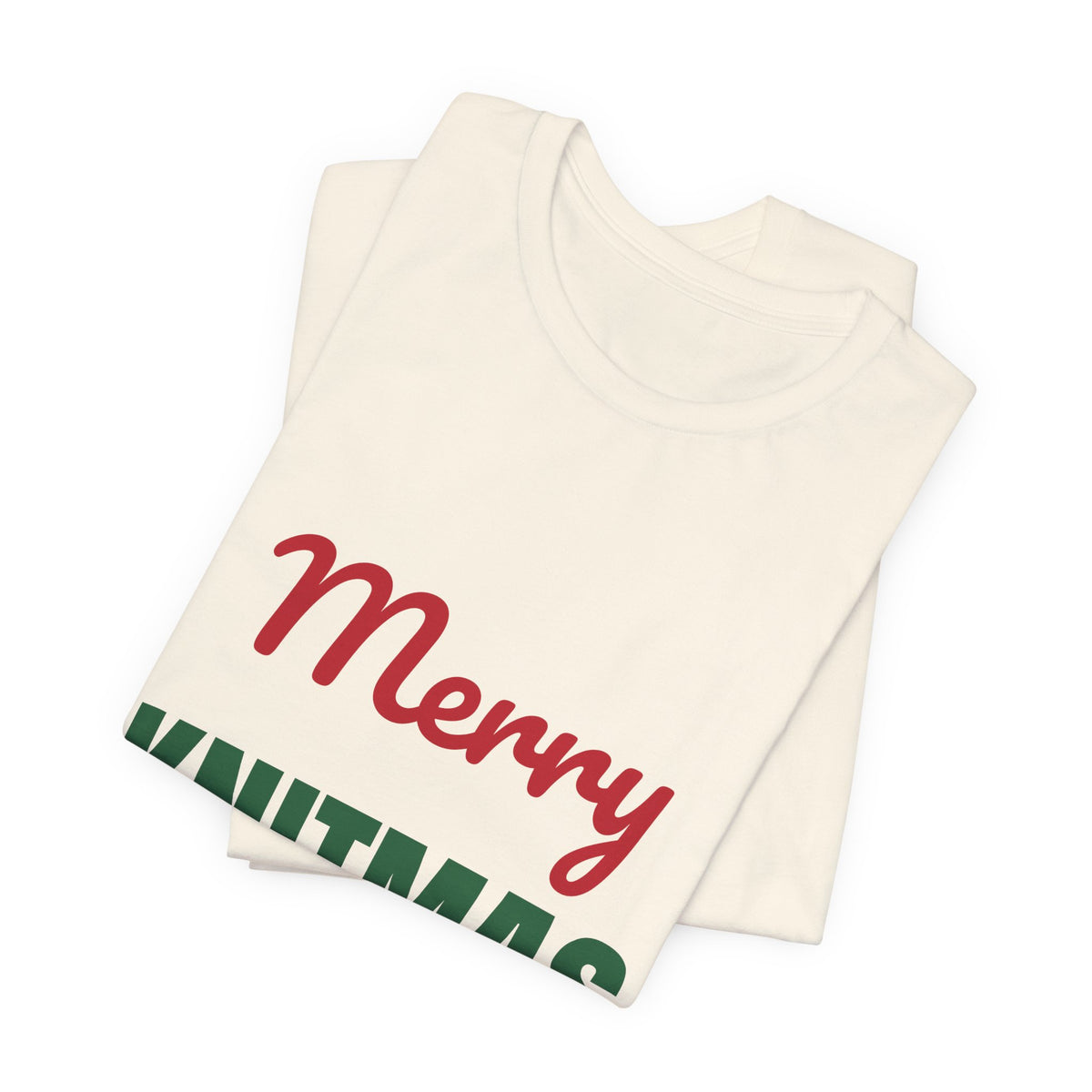 Merry Knitmas Shirt, Knitting Christmas T-Shirt, Knitter Gift