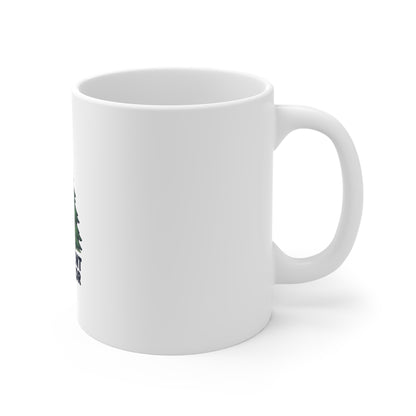 Ornament Inspector Christmas Cat Mug, Ornament Inspector Christmas Cat Mug 11oz