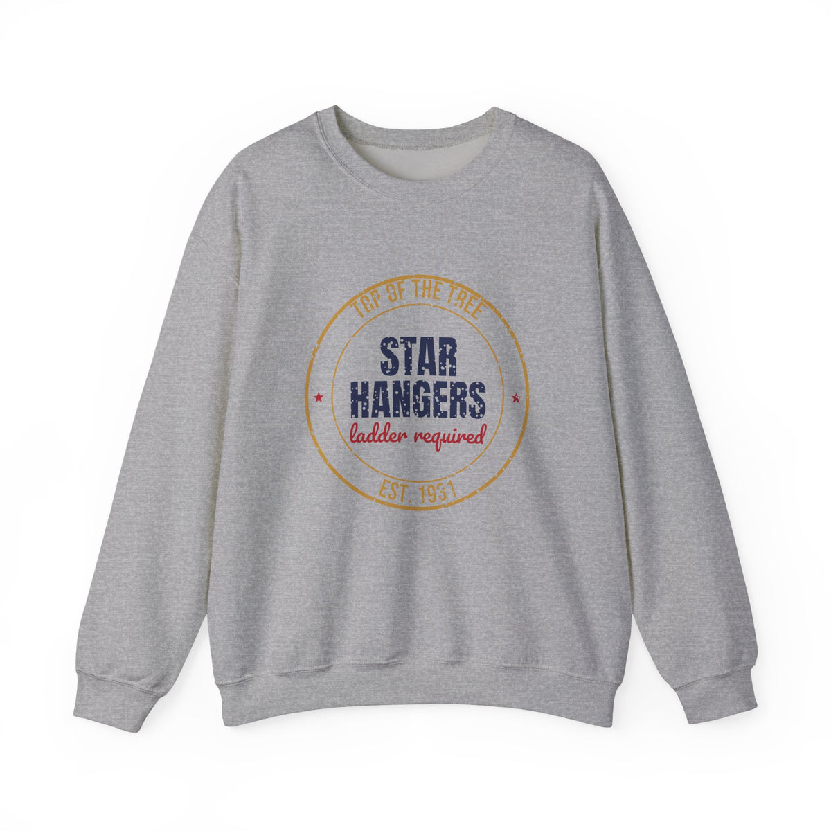 Top of the Tree Star Hangers Est. 1931 Sweatshirt, Vintage Christmas Crewneck Sweatshirt