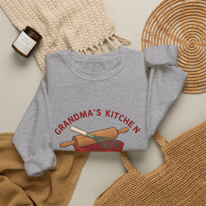 Grandma's Kitchen Love Served Daily Sweatshirt, Grandma Baking Crewneck, Gift for Grandma