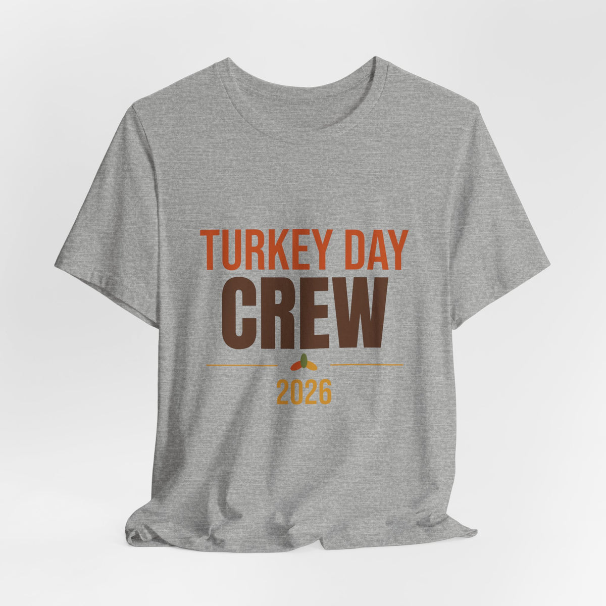 Turkey Day Crew 2026 Shirt, Matching Family Thanksgiving T-Shirt