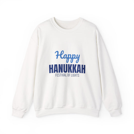 Happy Hanukkah Festival of Lights Sweatshirt