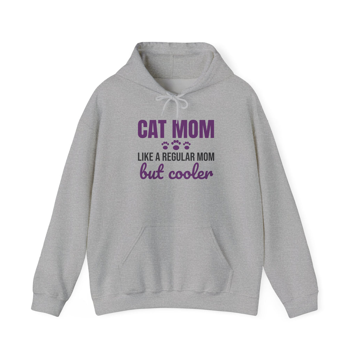 Cat Mom Like a Regular Mom But Cooler Hoodie, Funny Cat Mom Hoodie
