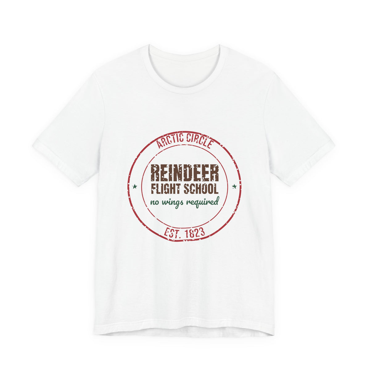 Arctic Circle Reindeer Flight School Est. 1823 Shirt, Vintage Christmas T-Shirt, Vintage Christmas Gift