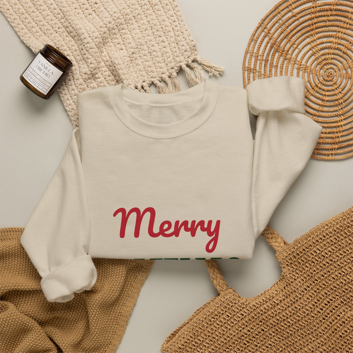 Merry Craftmas Sweatshirt, Crafter Christmas Crewneck