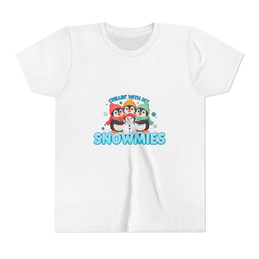 Chillin With My Snowmies Kids Shirt